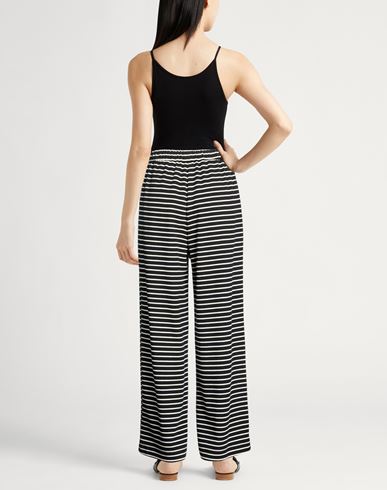 Woman Pants Black Size 6 Cotton, Polyester, Elastane