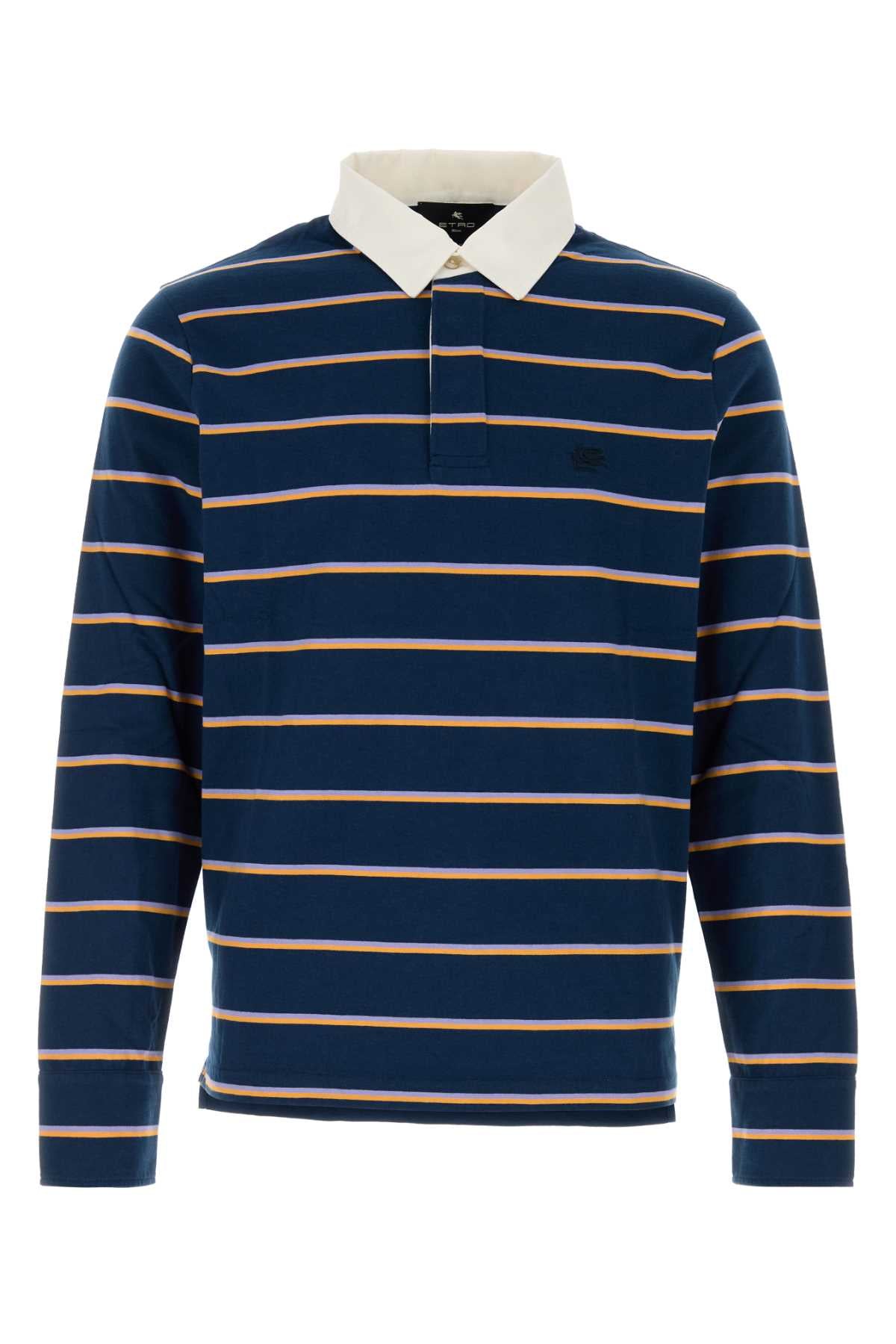 Stripes Polo Shirt — Navy
