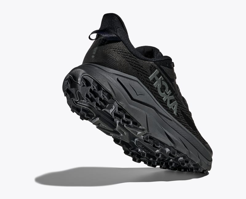 HOKA Women's Challenger 8 Shoes in Black/Outer Orbit