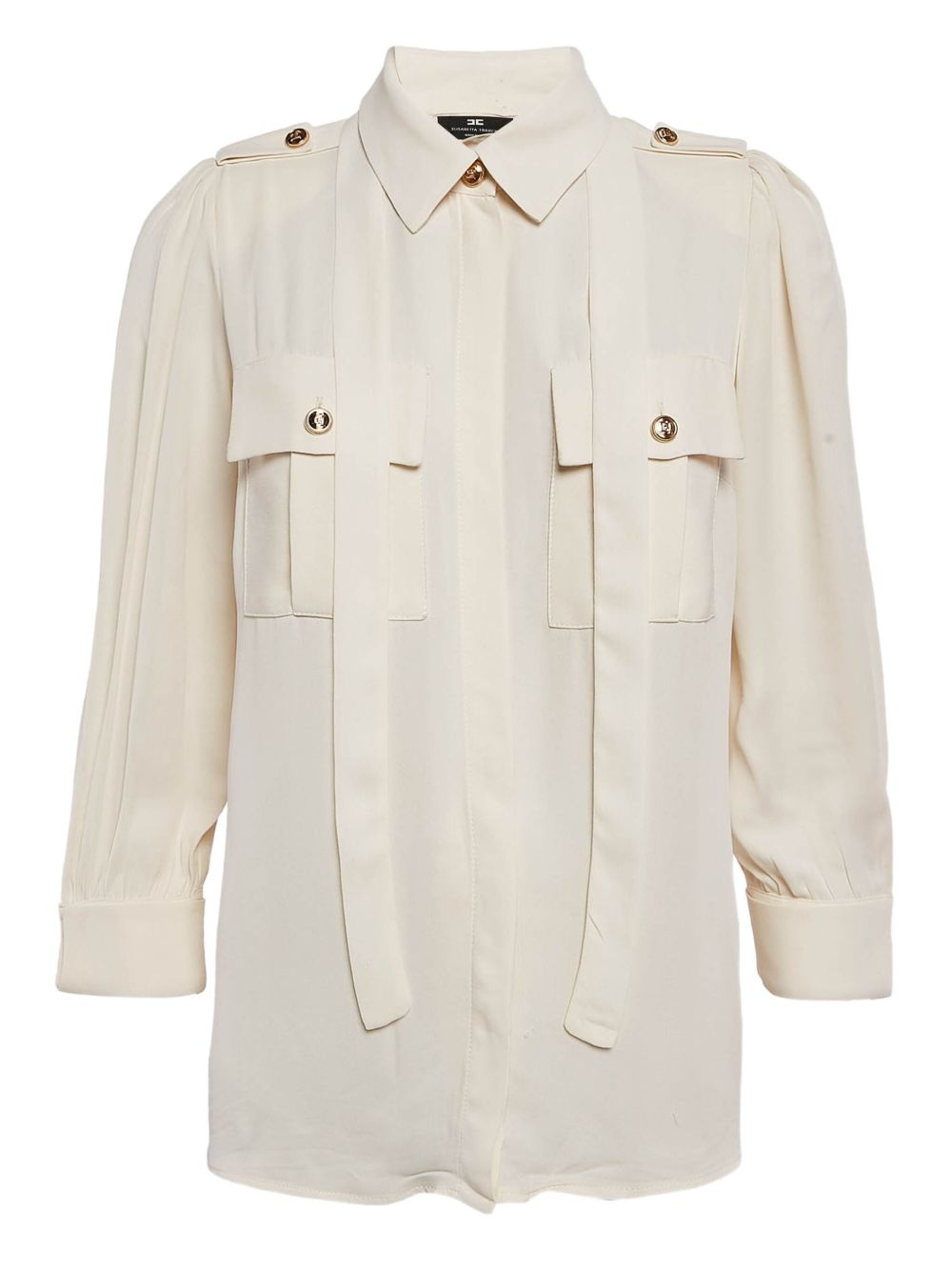 Pre-owned button-up shirt - Neutrals