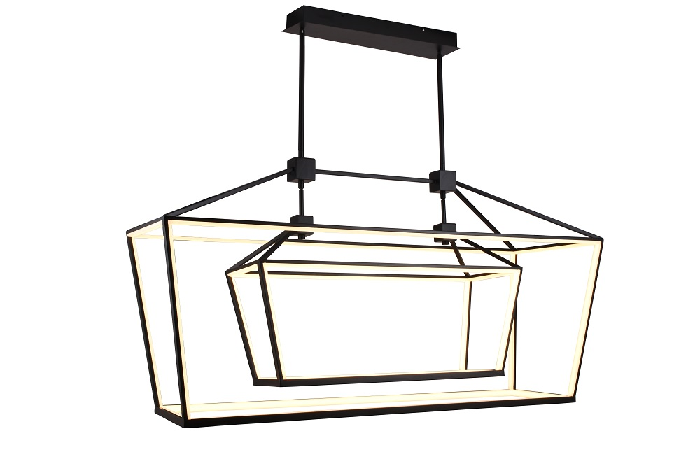 Park Ave. LED Chandelier in Black