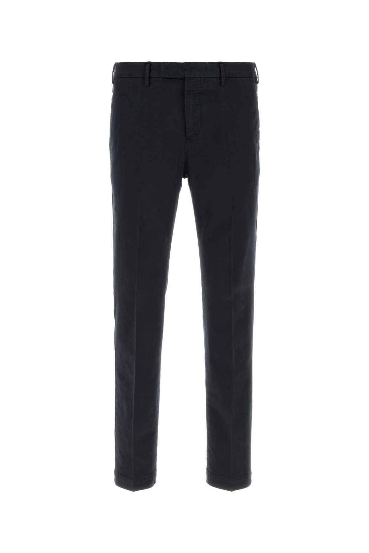 Stretch Cotton Trousers — Blue