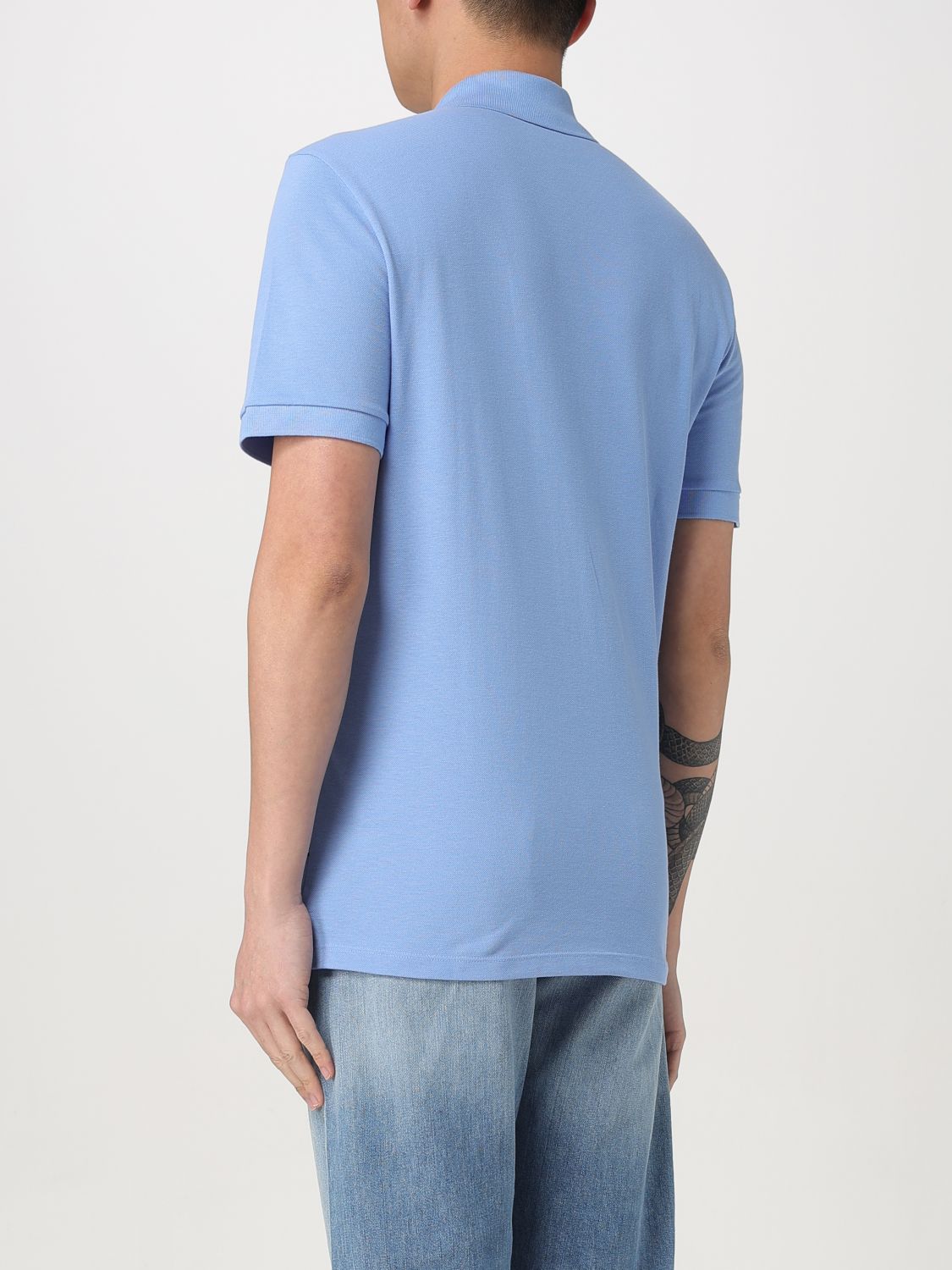 Polo Shirt Men color Sky Blue