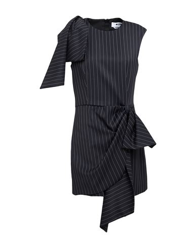 Woman Mini dress Navy Size 2 Virgin Wool, Polyester