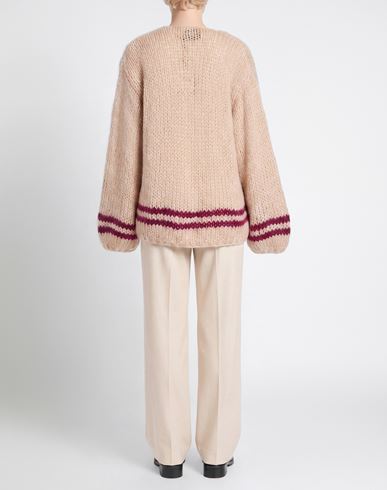 Woman Cardigan Beige Size 6 Acrylic, Polyamide, Nylon, Wool