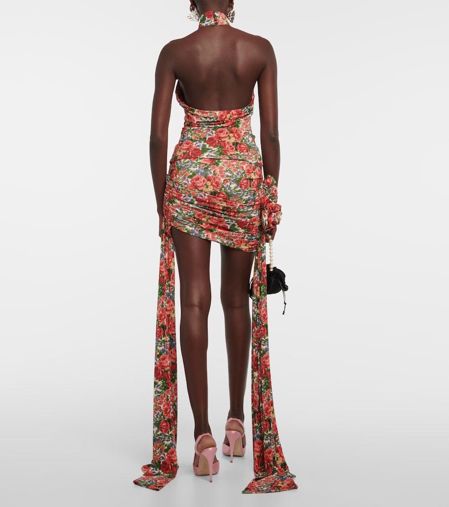 Floral halterneck top