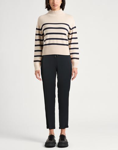 Woman Pants Black Size 4 Acetate, Silk