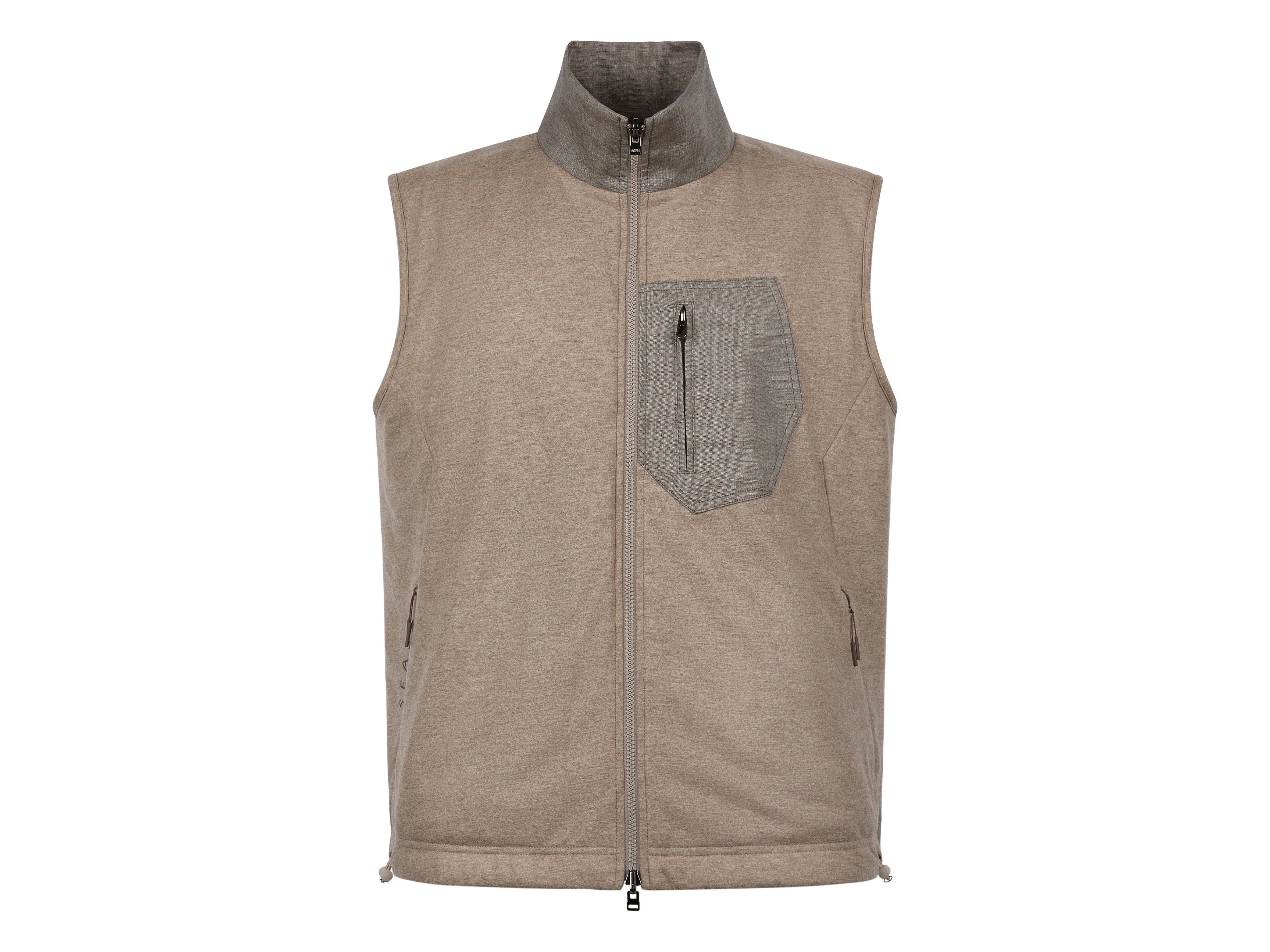 Padded Explorer Vest — Beige