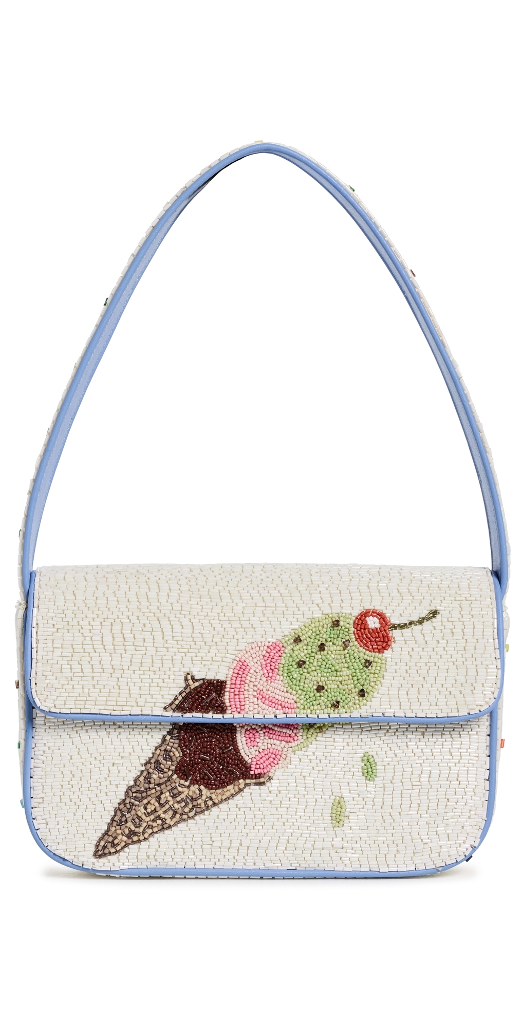 Tommy Beaded Shoulder Bag Triple Scoop One Size