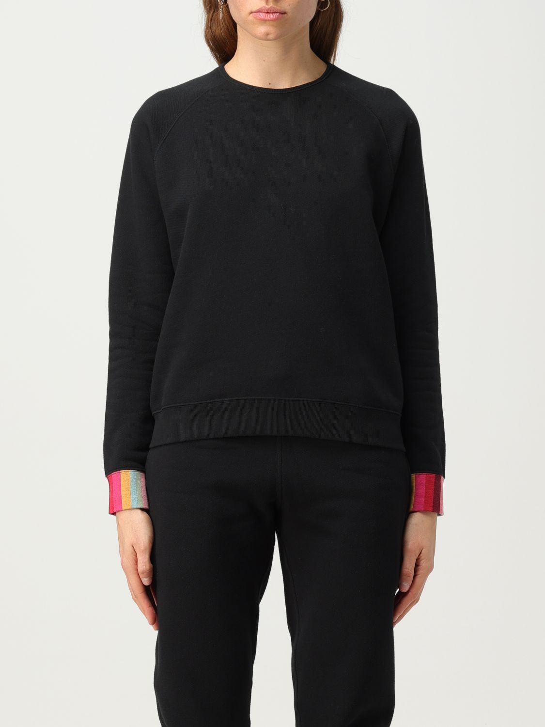 Sweatshirt Woman color Black