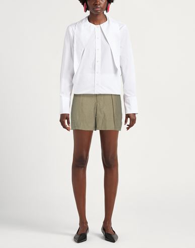 Woman Shorts & Bermuda Shorts Khaki Size 2 Lyocell, Polyamide