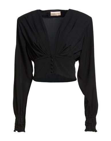 Woman Top Black Size 2 Polyester