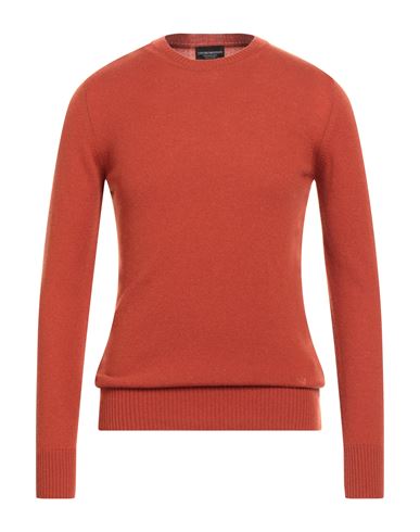 Man Sweater Rust Size L Cashmere