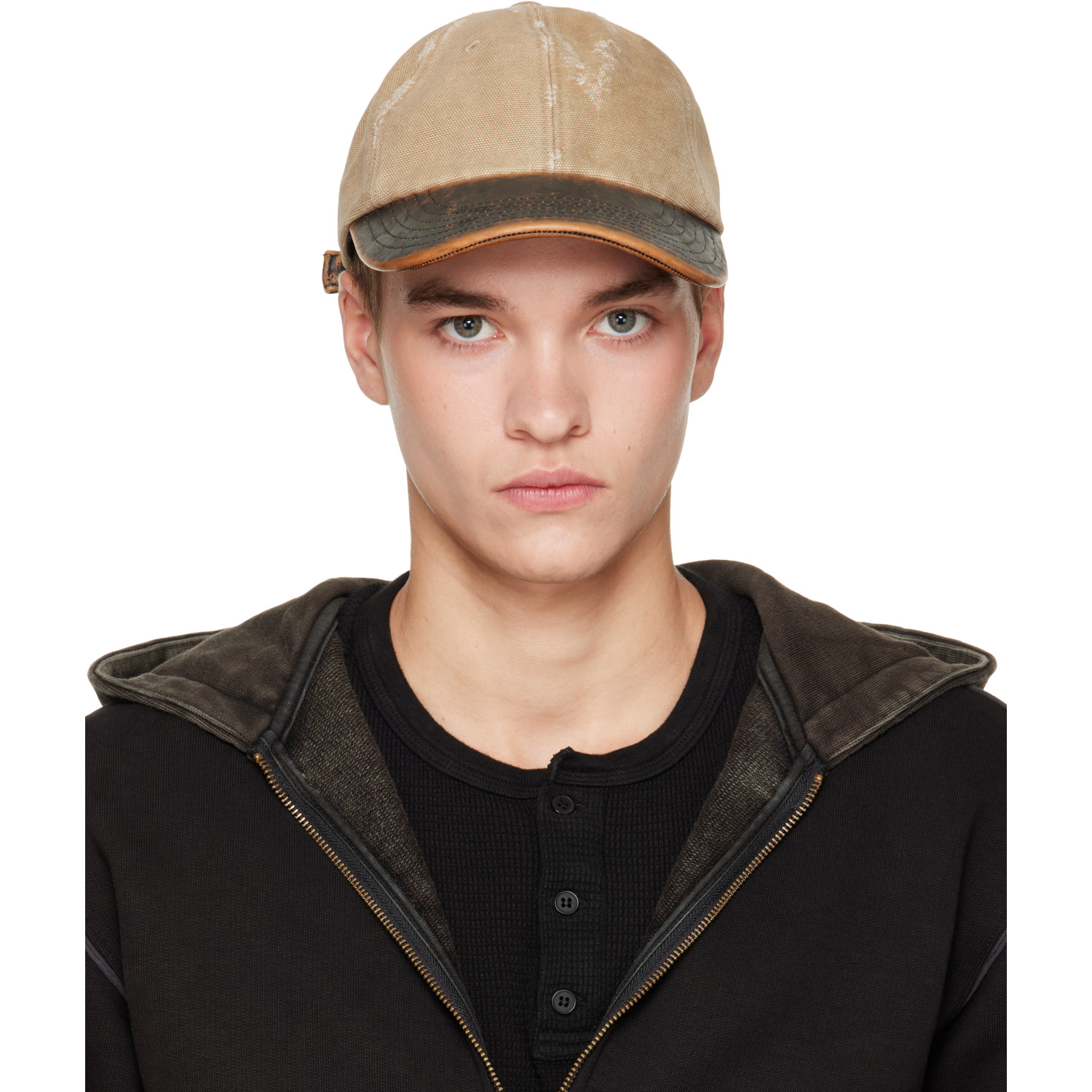 Beige Patina Brim Cap