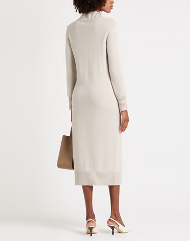 Woman Midi dress Light grey Size M Cashmere