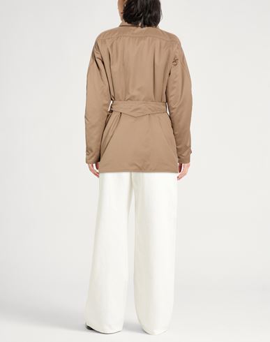 Woman Jacket Khaki Size 6 Polyester, Polyamide