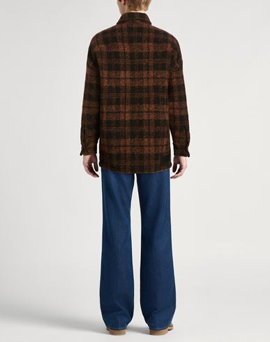 Man Jacket Camel Size L Polyester, Wool, Viscose
