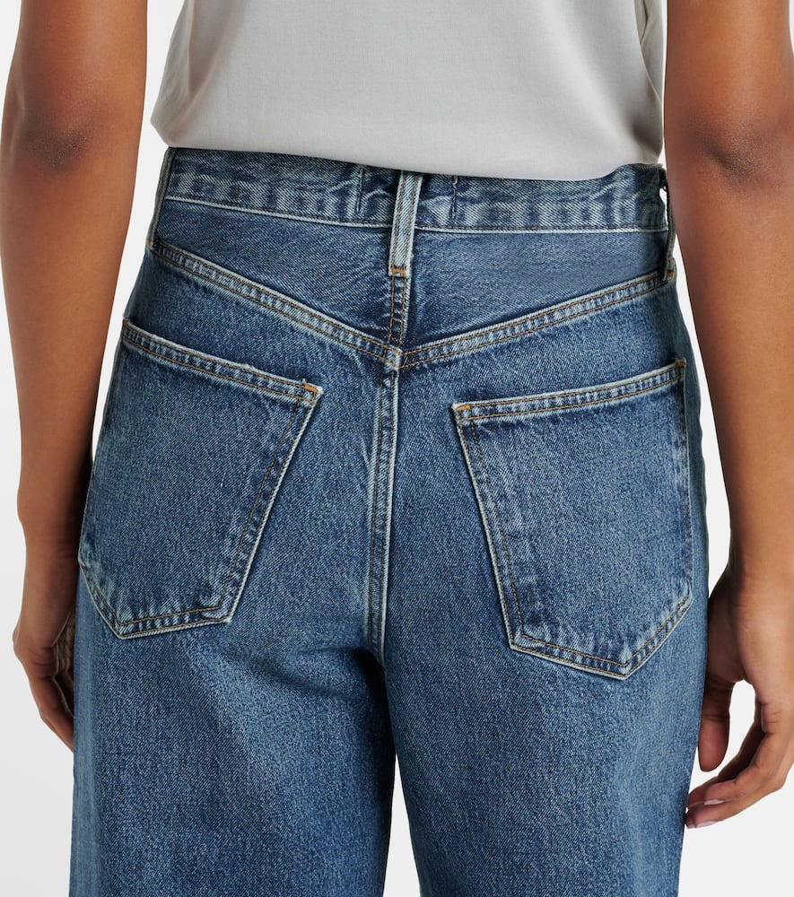 Dame high-rise wide-leg jeans