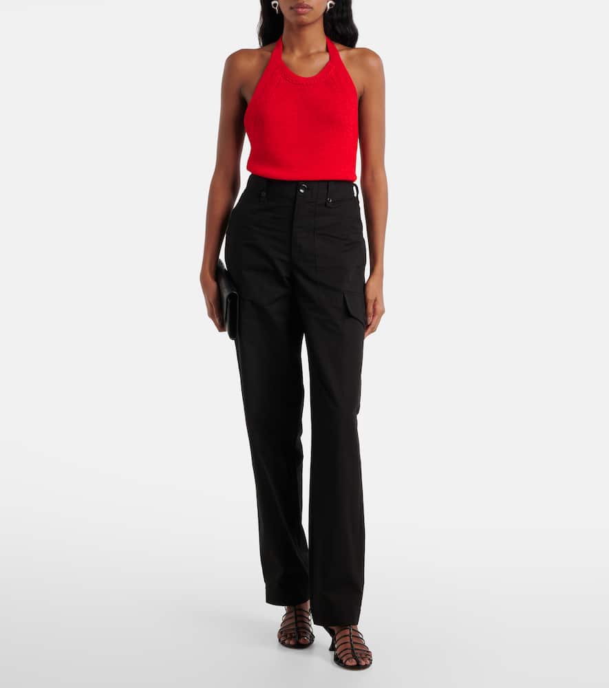 Leona knitted halterneck top
