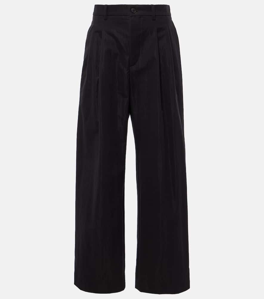 Wardrobe. NYC Cotton-blend drill wide-leg pants