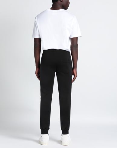 Man Pants Black Size L Cotton, Polyester