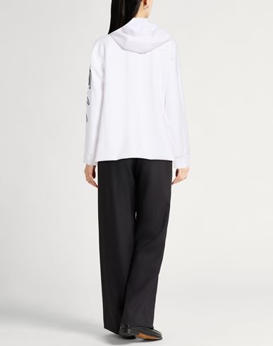 Woman Sweatshirt White Size M Polyester, Viscose, Elastane