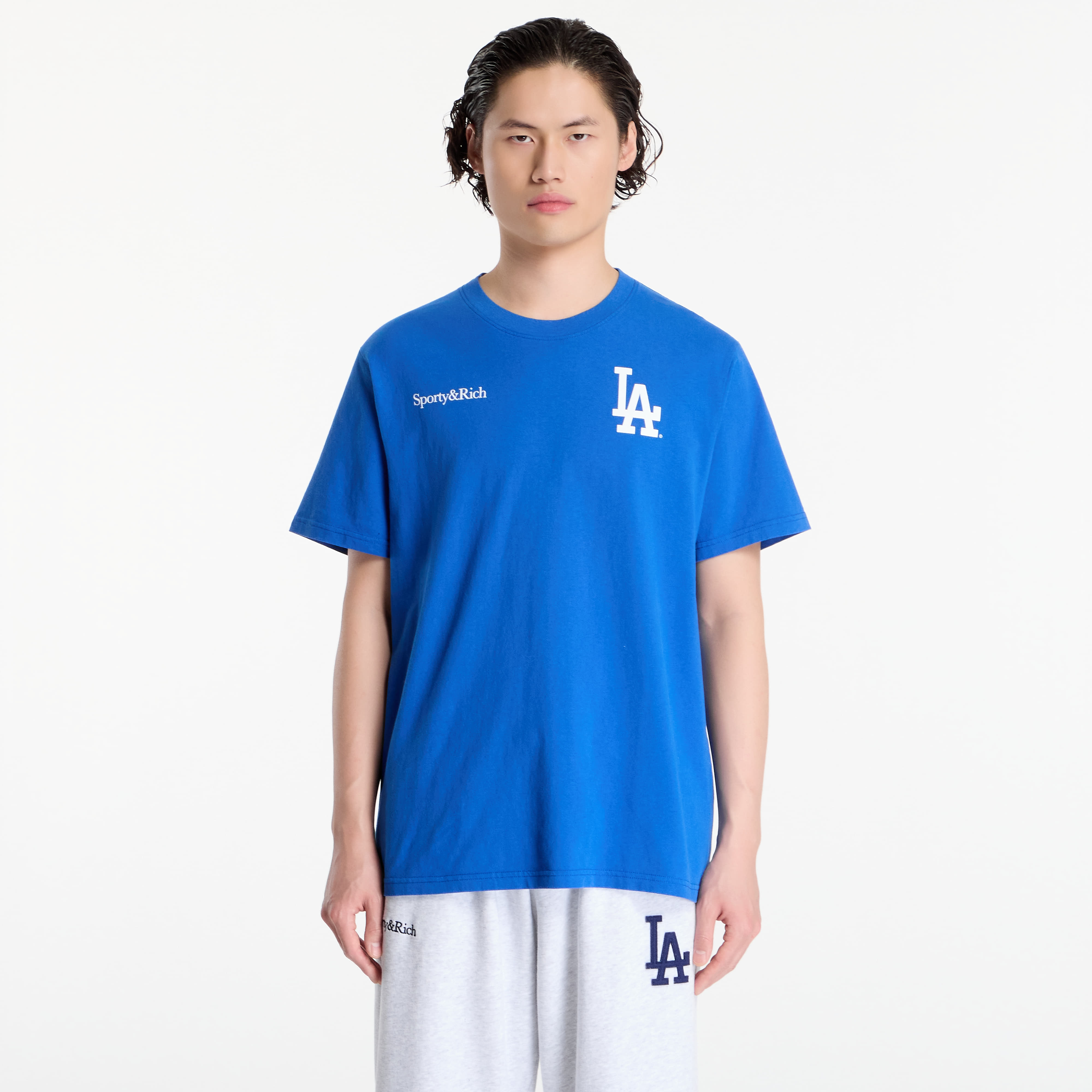 T-shirt Sporty & Rich Dodgers Serif Tshirt UNISEX Team Blue