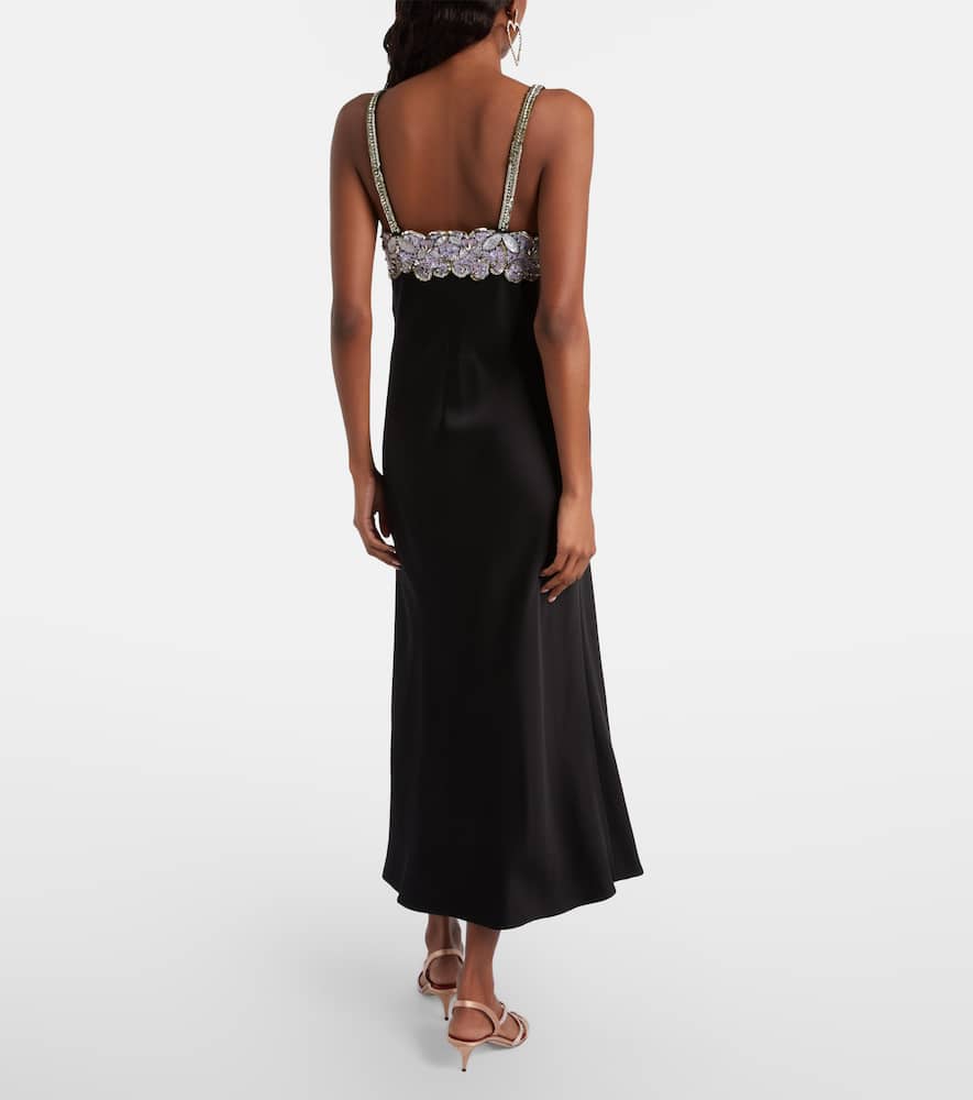 Embellished midi dress