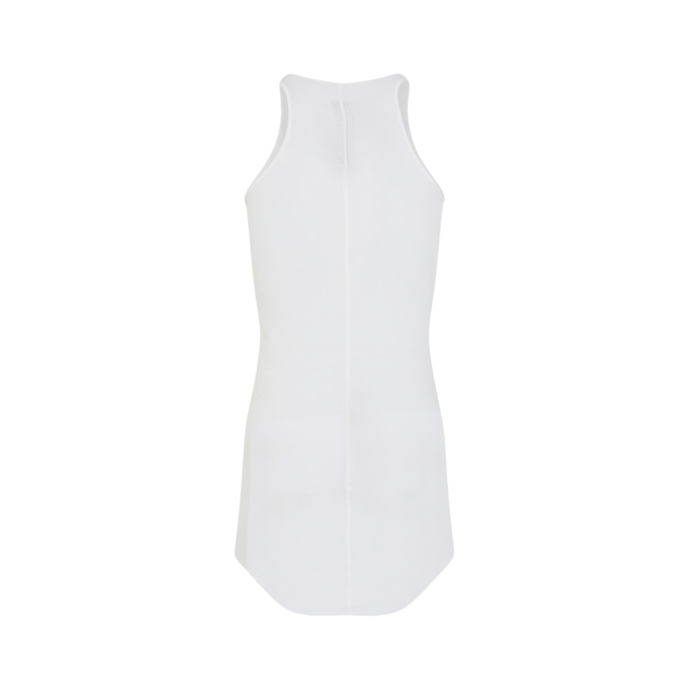 White Solid Tank Top