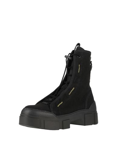 Vic Matiē Woman Ankle boots Black Size 6 Textile fibers, Soft Leather