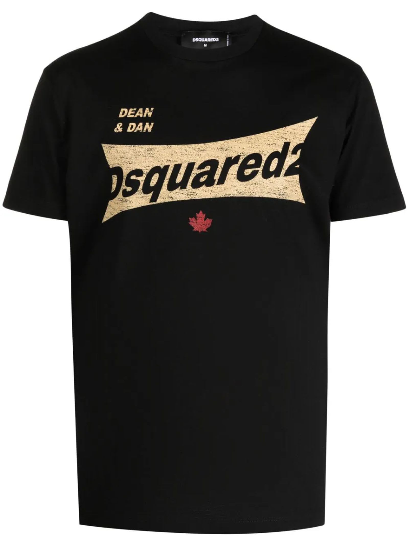 Black Cotton T-Shirt