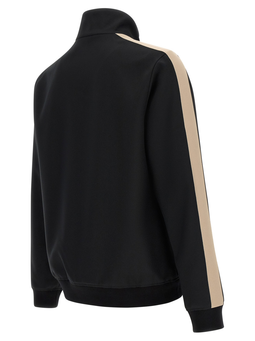 Black Solid Turtle Neck Sweatshirt