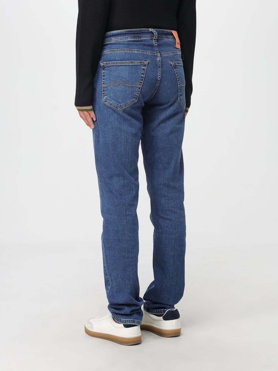 Manuel Ritz logo-patch jeans - Blue