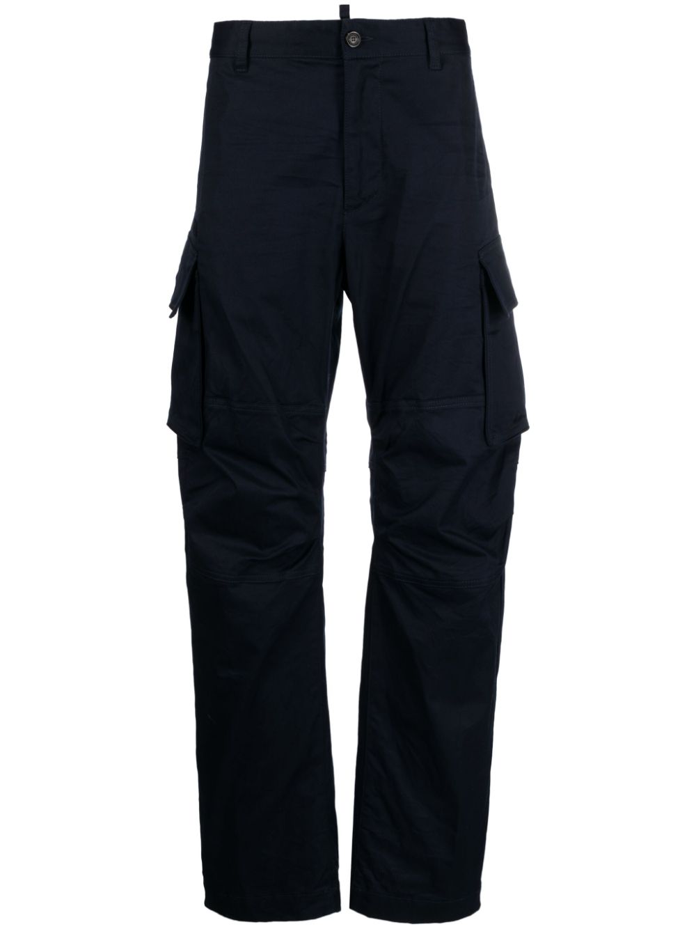 Logo-print cargo trousers - Green