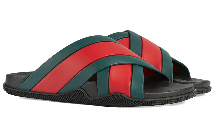 Rubber Slide 'Green Red'