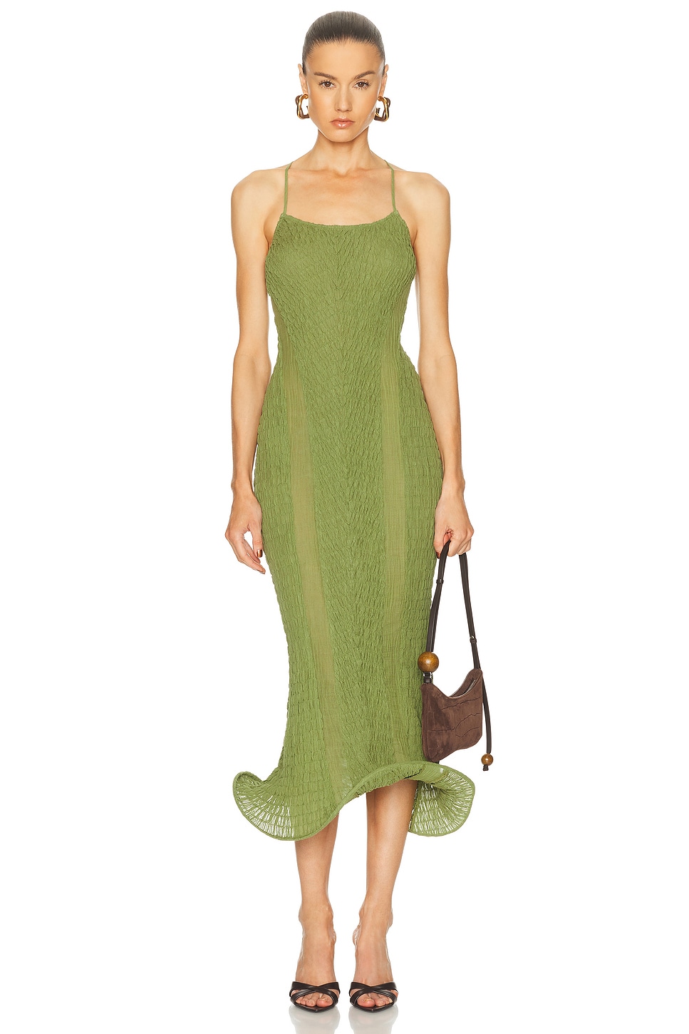 TG Botanical Wendy Dress in Green