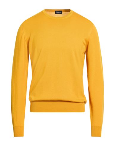 Man Sweater Marigold Size 36 Merino Wool