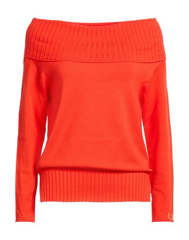 Woman Sweater Tomato red Size M Viscose, Polyester