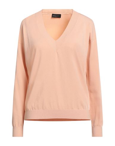 Woman Sweater Blush Size M Viscose, Polyester