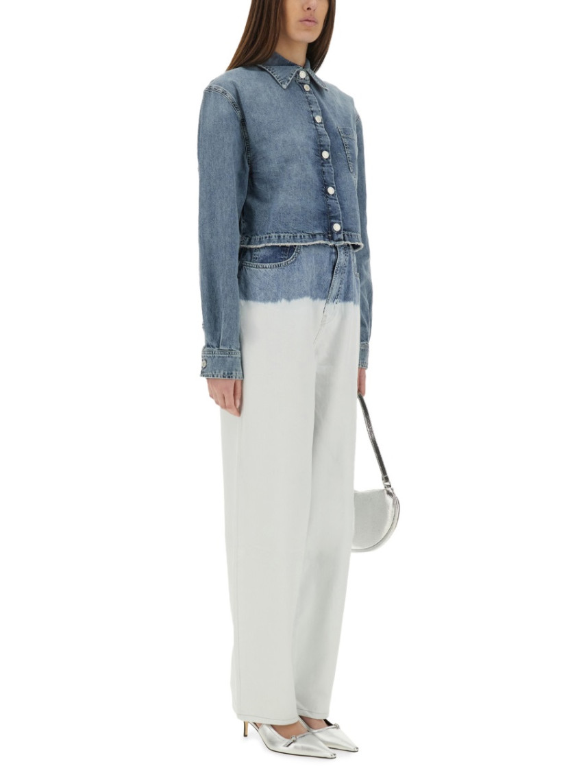 White Loose High Rise Jeans