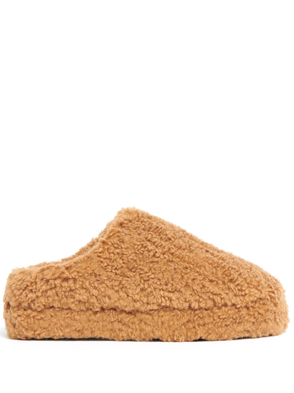 Misha Bouclette slippers - Brown