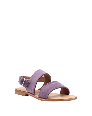 Woman Sandals Purple Size 6 Textile fibers