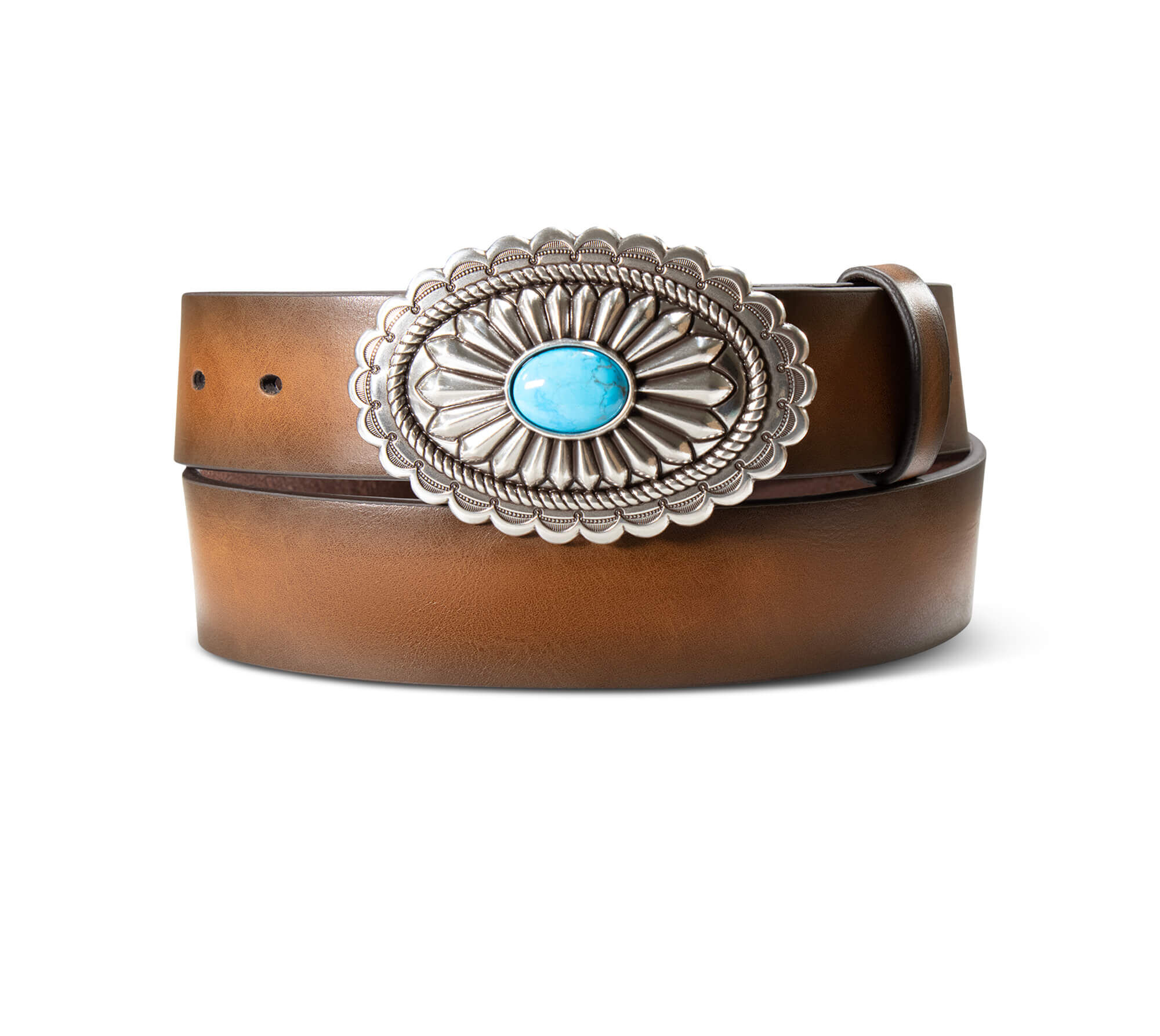 Women's Lucinda Belt in Brown, Size Large, by Ariat