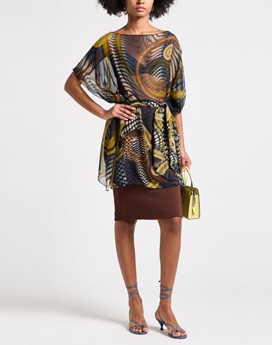 Woman Top Navy Size ONESIZE Silk