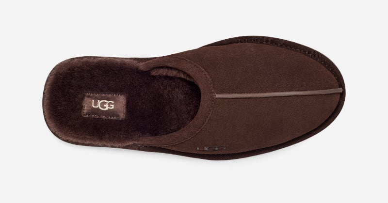 ® Men's Scuff Sheepskin Backless Slipper in Dusted Cocoa
