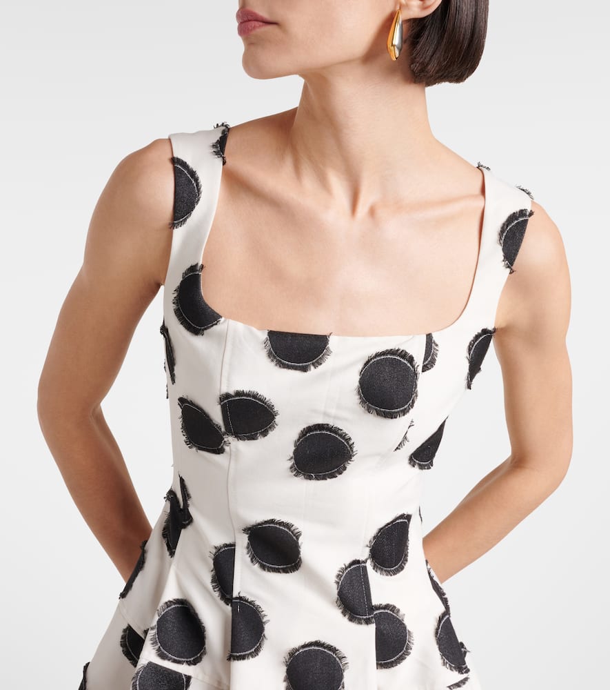 Juni polka-dot minidress