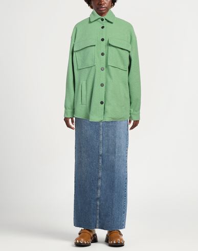 Woman Shirt Green Size S Polyester