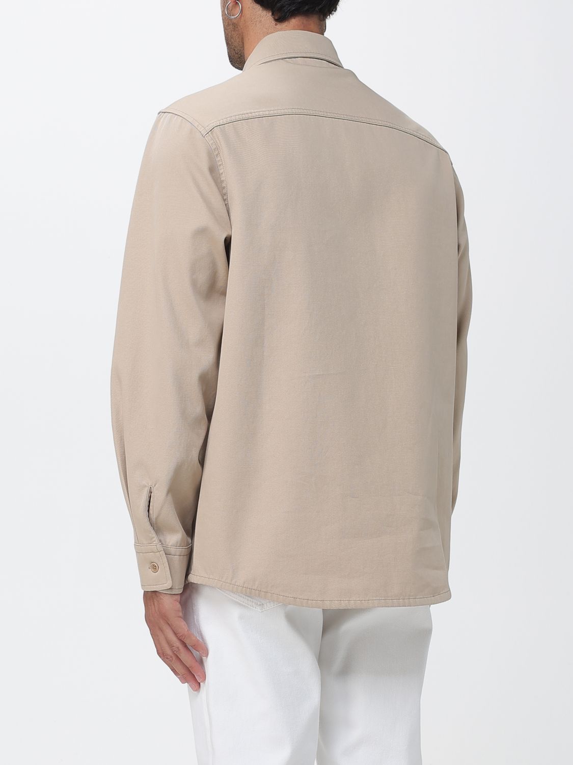 A. P.C. Shirt Men color Beige