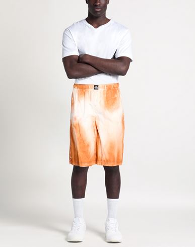 Man Shorts & Bermuda Shorts Rust Size M Cotton