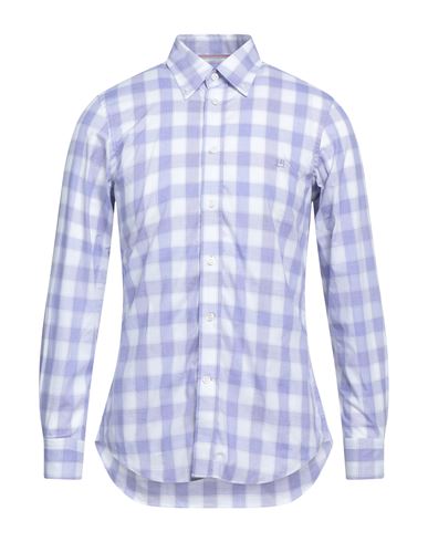 Harmont & Blaine Man Shirt Lilac Size S Cotton